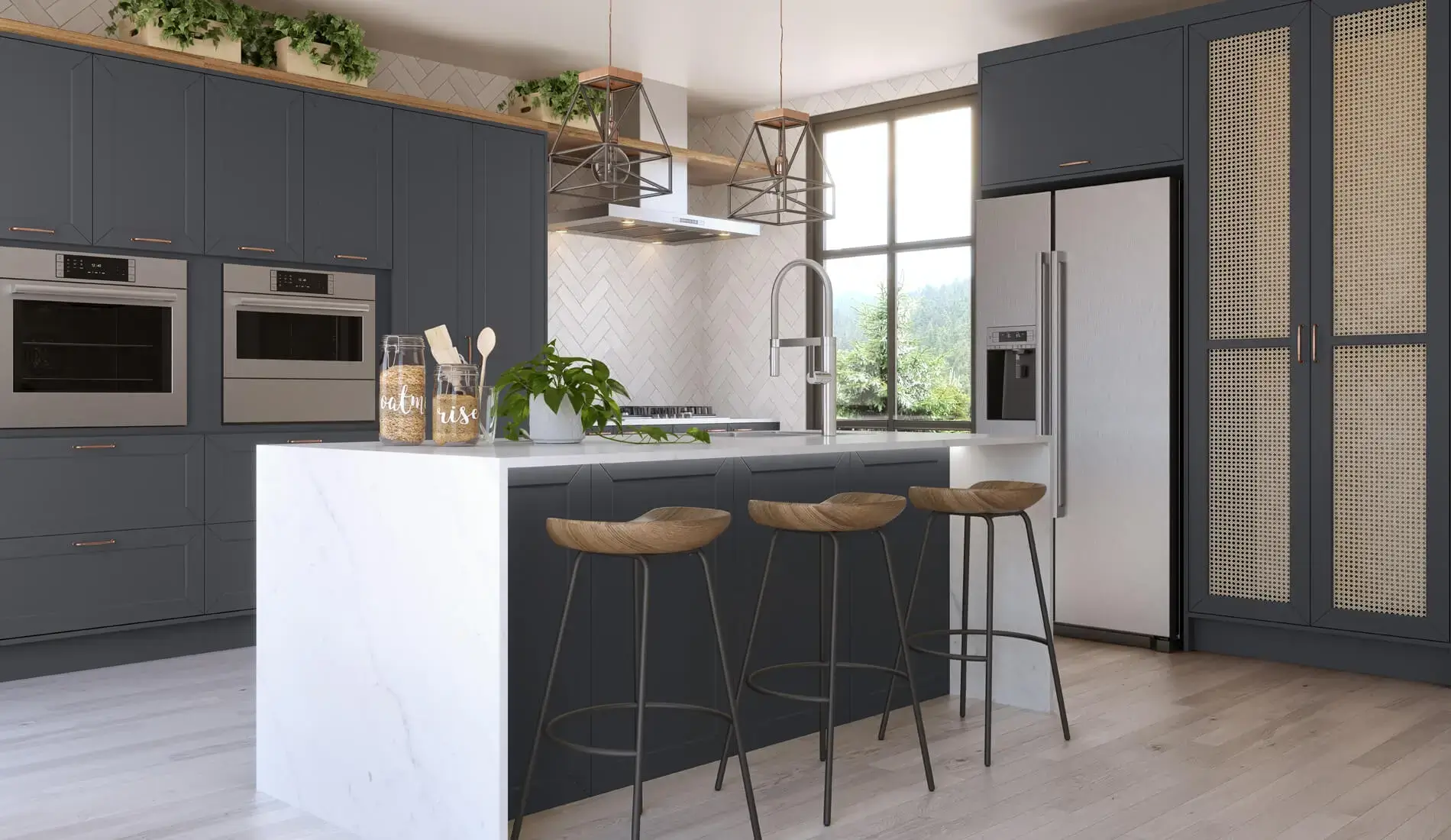 COZINHA PLANEJADA CLÁSSICA SEXTAVADA Móveis Planejados RJ